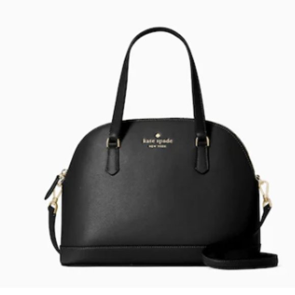Kate Spade Dome Satchel in Black saffiano leather - Picture 10 of 12